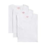 Brooks Brothers 3-pack vita t-shirts i Supima-bomull White, Herr