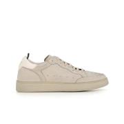 Officine Creative Ljusgrå Sneaker i Nubuck Gray, Herr