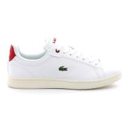 Lacoste Vit-Röd Carnaby Sneakers White, Herr