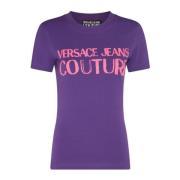 Versace Jeans Couture Designer T-shirts och Polos Purple, Dam