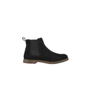 Sneaky Steve Suede Chelsea Boot Klassisk Silhuett Black, Herr