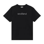 Soulland Rhinestone T-shirt Black, Unisex