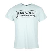 Barbour Modern Logo T-shirt Blue, Herr