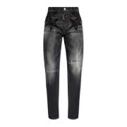 Dsquared2 642 jeans Gray, Dam