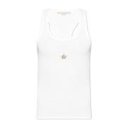 Stella McCartney Topp med applikation White, Dam