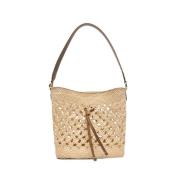 THEMOIRè Naturlig Straw Clutch Väska Beige, Dam