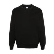 C.p. Company Stilren Crew Neck Sweater Black, Herr