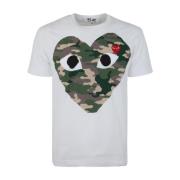 Comme des Garçons Play T-Shirts White, Herr