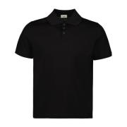 Saint Laurent Modern Polo Skjorta Black, Herr