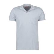 Orlebar Brown Terry Polo Shirt Blue, Herr