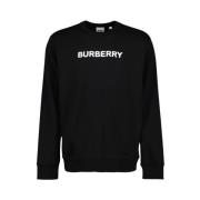 Burberry Logo Print Sweatshirt Black, Herr