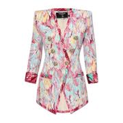 Balmain Double-breasted blazer Multicolor, Dam