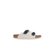 Birkenstock Vita Platta Sandaler White, Dam