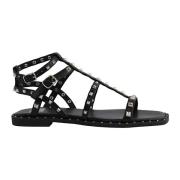 Bibi Lou Svart Stud Sandal Black, Dam