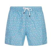 Fedeli Blå Delfin Badshorts Blue, Herr