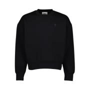 Ami Paris Hjärtlogo Sweatshirt Black, Herr