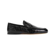 Khaite Svarta Loafers Minimalistisk Design Lackläder Black, Dam