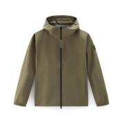 Woolrich Grön Jacka Pacific Two Layers Green, Herr