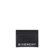 Givenchy Svart G Cut Korthållare Plånbok Black, Dam