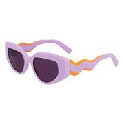 Karl Lagerfeld Stiliga solglasögon Kl6144S i färg 650 Pink, Dam