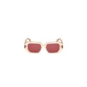 Max & Co Stiliga solglasögon för kvinnor Beige, Unisex
