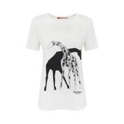 Max Mara Rita T-shirt White, Dam