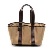 Max Mara Brun Läder Toteväska Brown, Dam