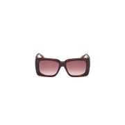 Max Mara Stiliga solglasögon för kvinnor Brown, Dam