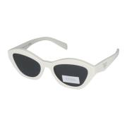 Prada Stiliga Solglasögon A02S White, Dam