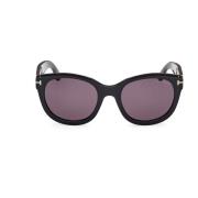 Tom Ford Stiliga solglasögon för kvinnor Black, Unisex