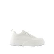 Jil Sander Vita Läder Sneakers White, Herr