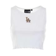 New Era LA Dodgers MLB Lifestyle Crop Top White, Dam