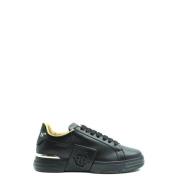 Philipp Plein Svarta Sneakers för Män Aw23 Black, Herr