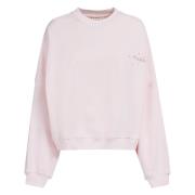 Marni jersey sweatshirt med draktryck Pink, Dam