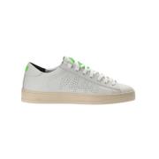 P448 Sportig BJack Logo Utskuren Sneaker White, Herr