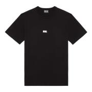 Diesel T-shirt med puff logo Black, Herr