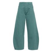 Henrik Vibskov Mallard Green Denim Pant Green, Dam