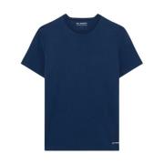 Roy Roger's Supima Jersey T-Shirt Blue, Herr