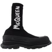 Alexander McQueen Tyg stvlar Black, Dam