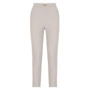 Elisabetta Franchi Slim-fit Trousers Gray, Dam