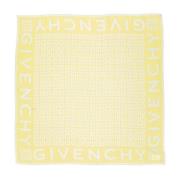 Givenchy Sidenscarf Fyrkantigt 4G-tryck Yellow, Dam