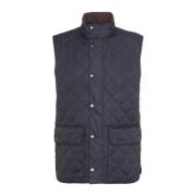 Barbour Quilted Gilet Lowerdale Style Blue, Herr