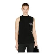 Martine Rose Bomull Jersey Logo Print Tank Top Black, Herr