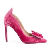 Dee Ocleppo Velvet Bow Pump Pink, Dam