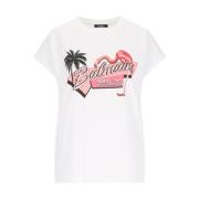 Balmain Vita T-shirts och Polos White, Dam