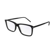 Saint Laurent Stiliga Glasögon för Moderna Män Black, Herr