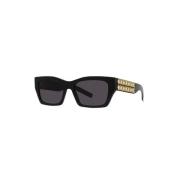 Givenchy Svarta solglasögon Ss24 International Fit Black, Dam