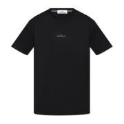 Stone Island Logo T-shirt Black, Herr