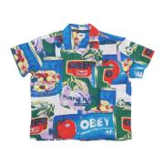 Obey Fruit Cans Vävd T-shirt Multicolor, Herr