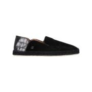 Christian Louboutin Pre-owned Pre-owned Mocka lgskor Black, Dam